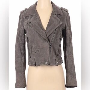 Blank NYC suede moto jacket